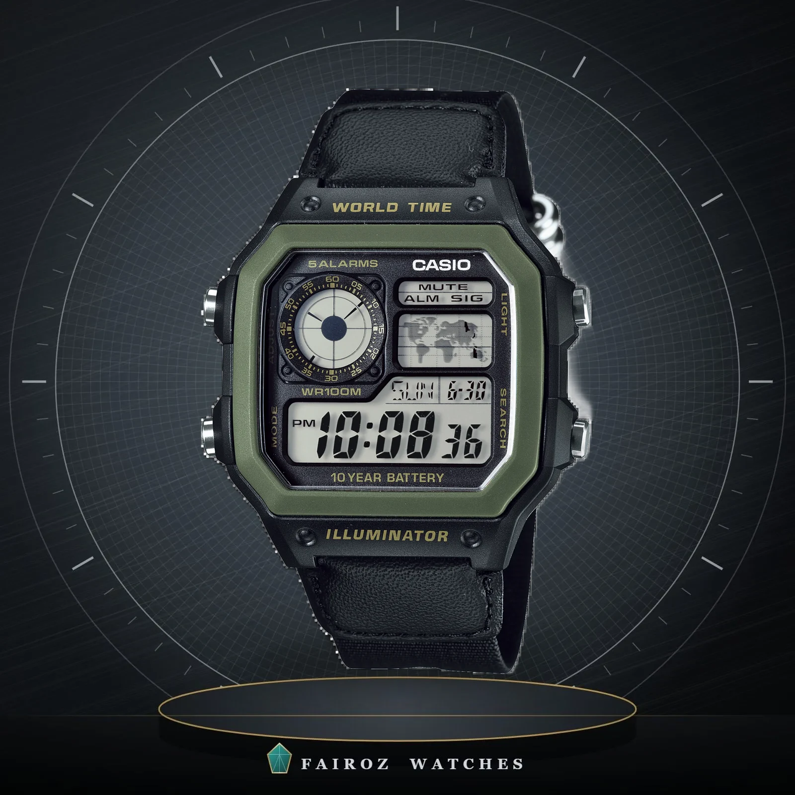 Casio AE-1200WHB-1BVD Men's Watch
